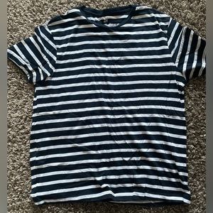 Striped Navy Blue Shirt